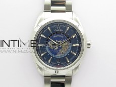 Aqua Terra 150M 43mm 24 VSF 1:1 Best Edition Blue Dial on SS Bracelet A8938 Super Clone