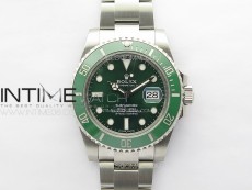 Submariner 116610 LV Green Ceramic 904L Steel VSF 1:1 Best Edition VS3135