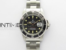 Vintage Submariner 1680 SS JKF Best Edition Black Dial on SS Bracelet (Style1)