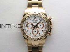 Daytona 116505 BTF 1:1 Best Edition White Dial on RG Bracelet SA4130