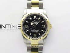 Explorer 124270 36mm SS/YG BP 1:1 Best Edition Black Dial on SS Bracelet SA3230