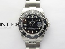 Submariner 126610 LN Black Ceramic Bezel 904L Steel M+F 1:1 Best Edition Black Dial On 904L Bracelet VR3235