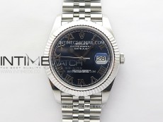 DateJust 41mm 126334 904 SS ARF 1:1 Best Edition Blue Dial Roman Markers on Jubilee Bracelet SH3235