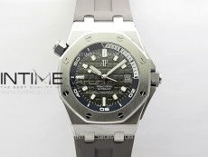 Royal Oak Offshore Diver 15720 APSF 1:1 Best Edition Gray Dial on Gray Rubber Strap SA4308