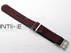 22mm Red Tudor Nylon Strap