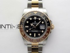 GMT-Master II 126711 CHNR Clean 1:1 Best Edition Black Dial on SS/RG Bracelet DD3285 CHS