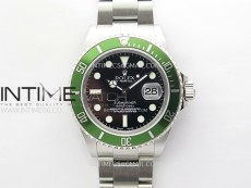 Submariner 16610 LV No Rehaut Engraving 904L Steel ARF 1:1 Best Edition on SS Bracelet SH3135 V2