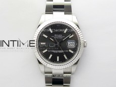 DateJust 41 126334 904L SS VSF 1:1 Best Edition Gray Dial on Oyster Bracelet VS3235