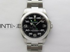 Air-King 126900 VSF 1:1 Best Edition 904L Steel Black Dial on SS Bracelet VS3230