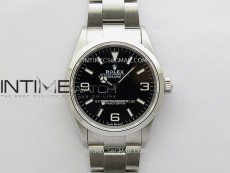 Explorer 124270 36mm 904L Steel KRF 1:1 Best Edition Black Dial on SS Bracelet V2