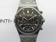 Royal Oak Chrono 26240 Black Ceramic APSF 1:1 Best Edition on Ceramic Bracelet SA4401 Super Clone