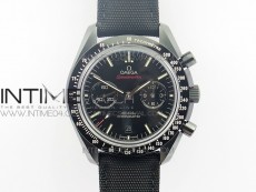 Speedmaster "Dark Side of The Moon" Real Ceramic OMF 1:1 Best Edition on Nylon Strap A9300